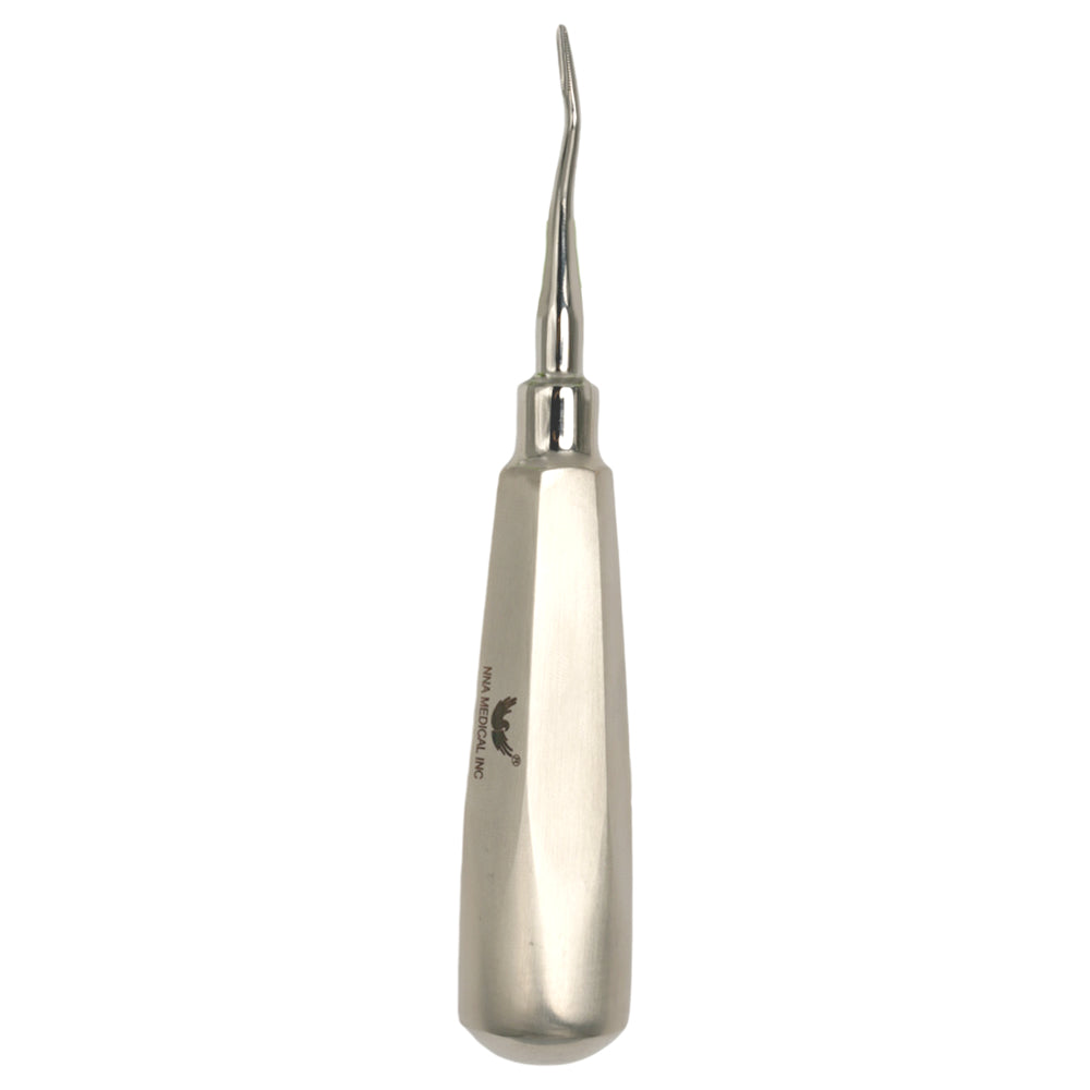 Dental Elevator 302 Apexo Serrated for precise surgical tooth extraction and effective dental elevator use