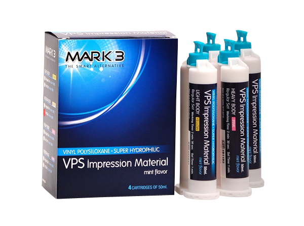 VPS Impression Material 4/pk Heavy Body Fast Set - MARK3
