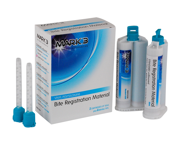 Bite Registration VPS 2/pk 50ml Mint Chocolate Chip Fast Set - MARK3