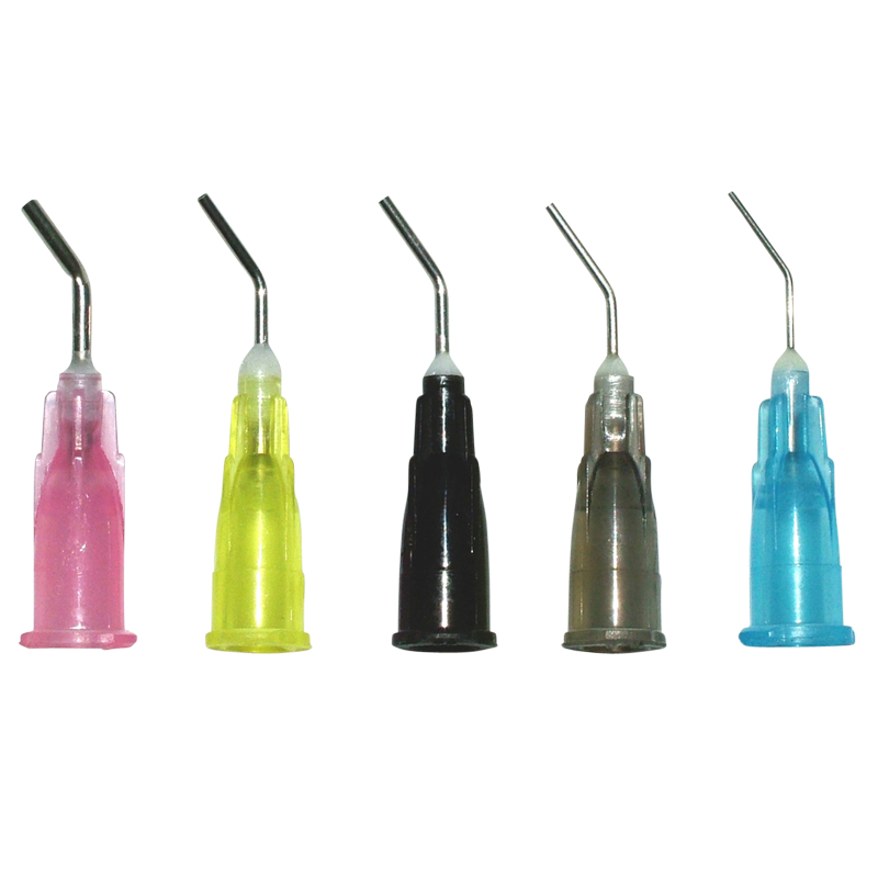 Pre-Bent Needle Tips Pink 18gage 100/Pk - MARK3