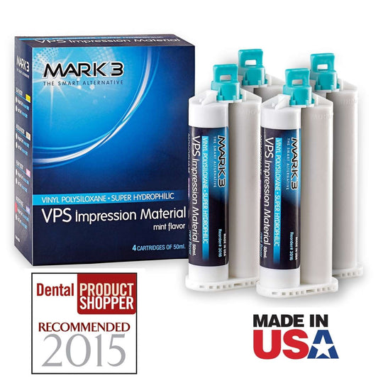 MARK3 VPS Impression Material - Light Body Fast Set, 4 x 50 mL