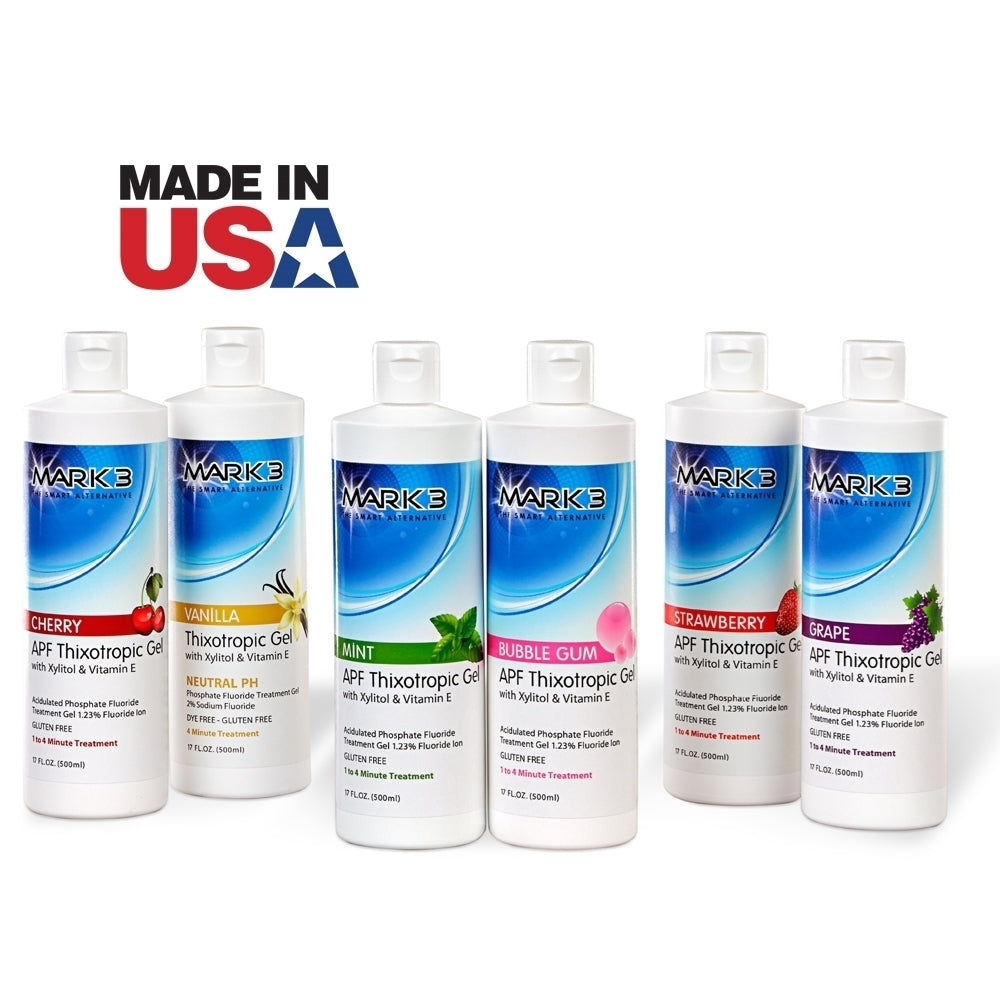 MARK3 APF Thixotropic Fluoride Gel - Strawberry, 17 oz