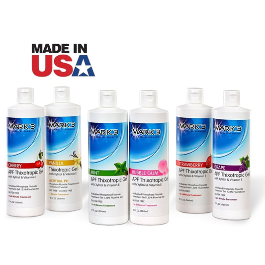 MARK3 APF Thixotropic Fluoride Gel - Strawberry, 17 oz