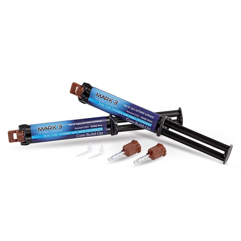 MARK3 Core Build Up Material - Blue, 2 x 5 mL
