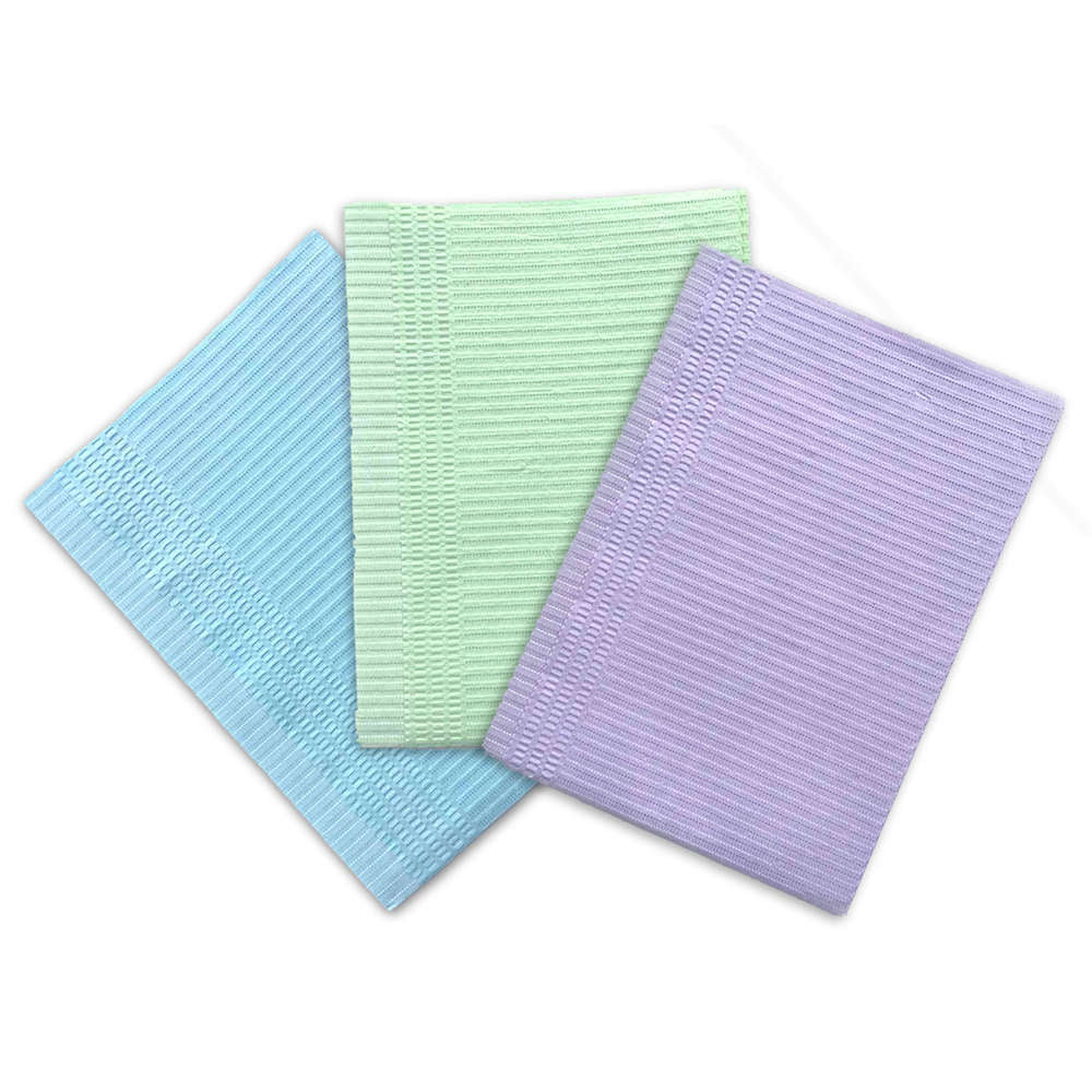 Premium Patient Bibs 3ply 13" X 18" 500/bx Lavender - MARK3
