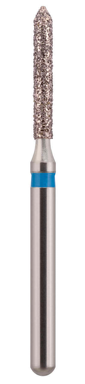 Blue Streak Diamond Burs 5/pk Beveled Cylinder - MARK3 - 885-012M