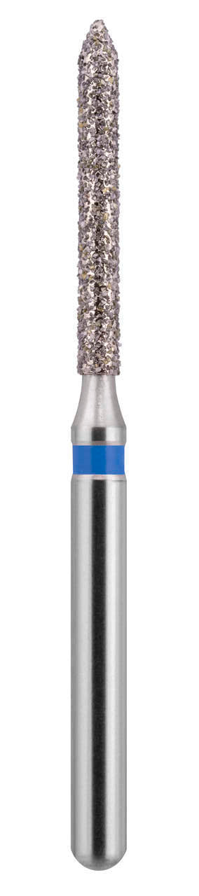 Blue Streak Diamond Burs 5/pk Beveled Cylinder - MARK3 - 885-012C