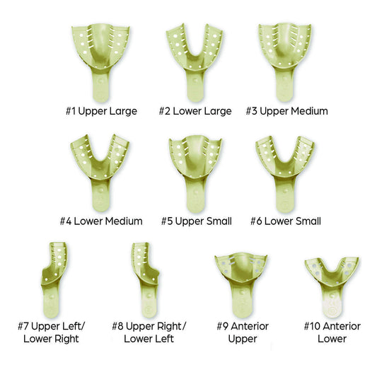 Disposable Impression Trays #1 Upper-Large 12/pk - MARK3