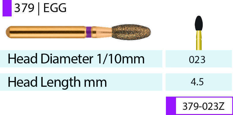 Blue Streak Zirconia Diamond Burs Assorted 5/pk. - MARK3®