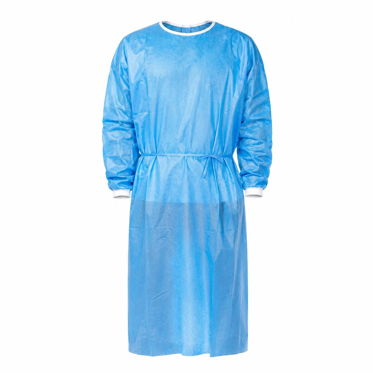 5 Pack Blue Medical Isolation Gowns Disposable Hospital-Grade 5 Pack,