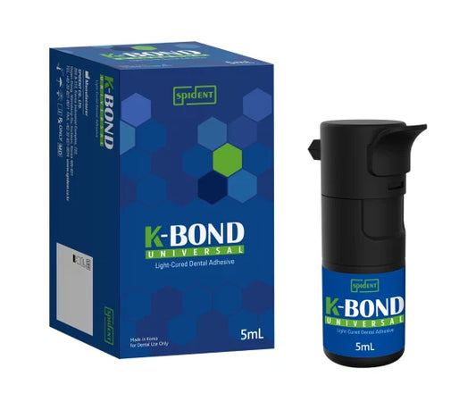 K-Bond Universal dental adhesive packaging with bottle