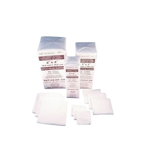 Non-Woven Sponges Non-Sterile 4-Ply