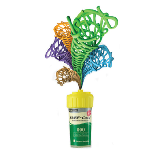 Knitted Retraction Cord Impregnated w/Aluminum Chloride #000 - 100 Inch (254cm) Green